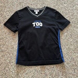 Ltd Too Black Short Sleeve Tee Y2K
